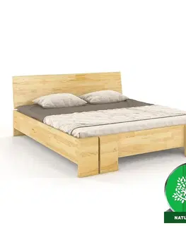 Drevené postele Posteľ borovicová Skandica Vestre maxi 180X200 prirodzené