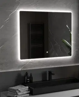 Kúpeľňa MEXEN - Sun zrkadlo s osvetlením 100 x 80 cm, LED 6000K, 9807-100-080-611-00