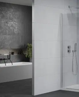 Vane MEXEN/S - Pretória sprchovací kút 80x120 cm, transparent, chróm + sprchová vanička vrátane sifónu 852-080-120-01-00-4010