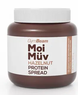 Arašidové a iné maslá Moi Muv Protein Spread - GymBeam 400 g Milky