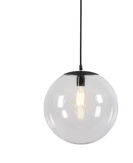 Zavesne lampy Inteligentné závesné svietidlo priehľadné 35 cm vrátane WiFi A60 - Pallon