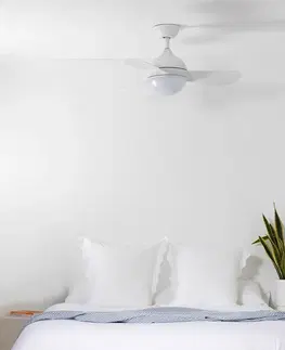 Stropné ventilátory so svetlom FARO BARCELONA LED stropný ventilátor Hvar, CCT, stmievateľný