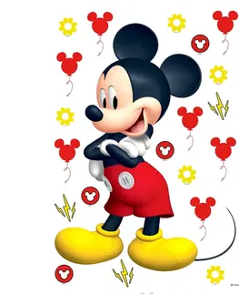Samolepky na stenu Samolepiaca dekorácia Mickey Mouse 42,5 x 65 cm