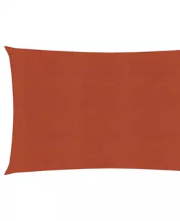 Stínící textilie Tieniaca plachta obdĺžniková HDPE 2,5 x 3,5 m Dekorhome Červená