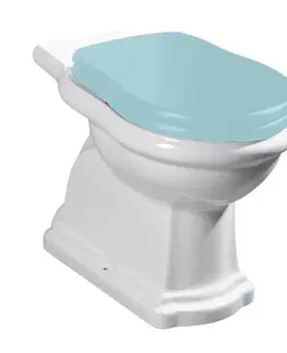 Kúpeľňa KERASAN - RETRO WC kombi misa 38,5x72cm, zadný odpad, biela 101301