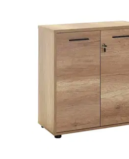 Komody Adore Furniture Komoda 75x76 cm hnedá 