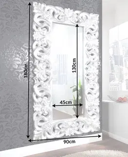 Zrkadlá LuxD Zrkadlo Veneto strieborné Antik  90 cm x 180 cm 20158