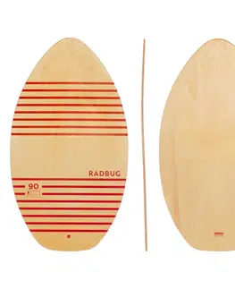 vodné športy Detský skimboard 100 drevený