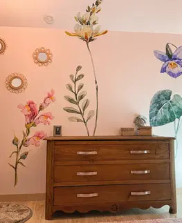 Nálepky na stenu Samolepiace lúčne kvety