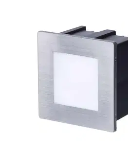 Svietidlá  LED Orientačné vstavané svietidlo BUILT-IN štvorec 1xLED/1,5W/230V 4000K 