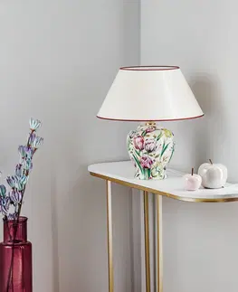 Stolové lampy Menzel Menzel Living – lampa s kvetinovým podstavcom
