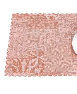 Obrusy Obrus žakárový, Decora Con, tehlový 30 x 45 cm