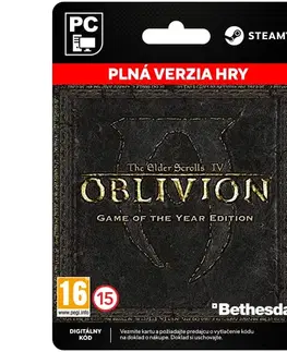 Hry na PC The Elder Scrolls 4: Oblivion (Game of the Year Edition) [Steam]