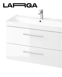 Kúpeľňa CERSANIT - SET B659 LARGA 100, biela (skrinka + umývadlo) S801-437