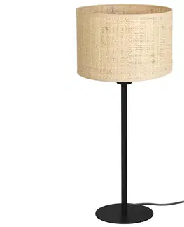 Lampy  Stolná lampa RATTAN 1xE27/60W/230V pr. 25 cm ratan 