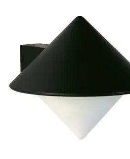 Vonkajšie nástenné svietidlá Albert Leuchten Moderné vonkajšie nástenné svietidlo 199, čierne