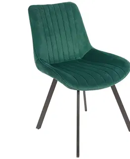 Čalúnené stoličky Stolička Verti zelená