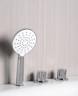 Kúpeľňové batérie SAPHO - GO dvojprvková termostatická batéria na okraj vane, chróm TH100