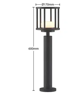 Osvetlenie príjazdovej cesty Lucande Lucande Berenike chodníkové svietidlo, 60 cm
