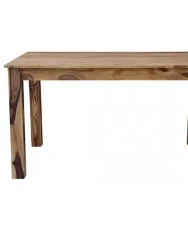 Jedálenské stoly Jedálenský stôl Rami 140x90 indický masív palisander