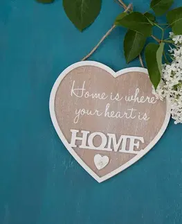 Tapety citáty a nápisy Fototapeta srdce s citátom - Home is where your heart is