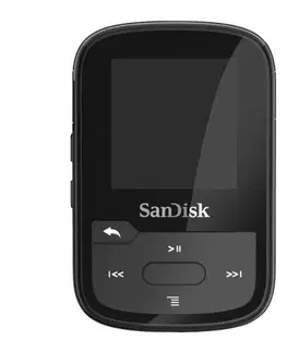 CD prehrávače SanDisk MP3 Clip Sport Plus 32 GB, black, použitý, záruka 12 mesiacov