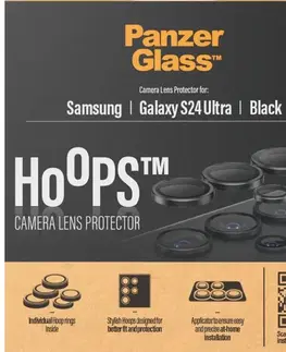 Ochranné fólie pre mobilné telefóny PanzerGlass Ochranný kryt objektívu fotoaparátu Hoops pre Samsung Galaxy S24 Ultra 1209