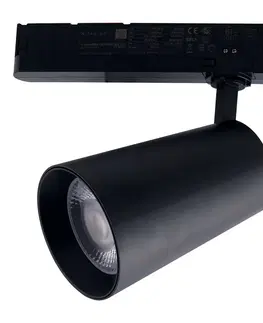 Svietidlá pre 3-fázové koľajnicové svetelné systémy Eco-Light Koľajnicové LED svetlo Kone 3 000 K 24 W čierne