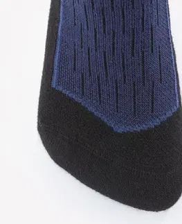 skialp Lyžiarske ponožky 100 JQT čierno-biele