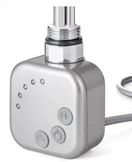 Kúpeľňa HOPA - Vykurovacia tyč BURG s termostatom - Farba vykurovacej tyče - Chróm - matný, Typ pripojenia - Rovný kábel, Výkon vykurovacej tyče - 400 W RDOHT2RK40003