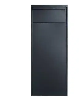 Voľne stojace poštové schránky Juliana Voľne stojaca poštová schránka Allux 800S-B v čiernej farbe
