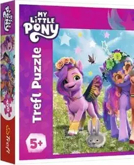 Hračky puzzle TREFL -  Puzzle 100 dielikov - Zábavné poníky / Hasbro, My Little Pony