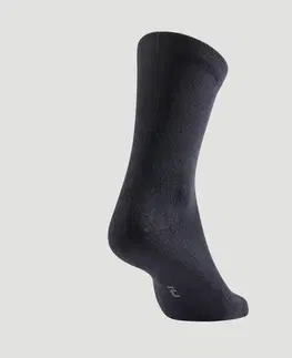 bedminton Športové ponožky RS 160 vysoké 3 páry čierne