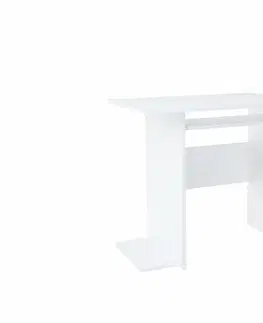 Písacie stoly Klasický stôl na počítač NERO 1, biela