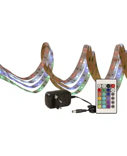 Svietidlá Retlux RLS 105 Samolepiaci LED pásik RGB, 3 m