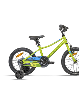 Bicykle Detský bicykel Galaxy Mars 16" - model 2024 zelená - 9" (100-125 cm)