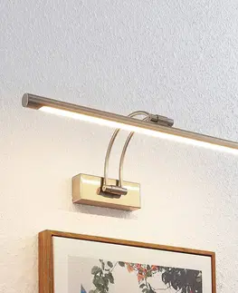 Osvetlenie obrazov Lucande Lucande Dimitrij obrazové LED svietidlo, nikel