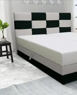 Manželské postele ZORRA čalúnená manželská posteľ 180 x 200 cm, COSMIC 100, 10