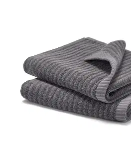 Bath Towels & Washcloths Uteráky, 2 ks, antracitové