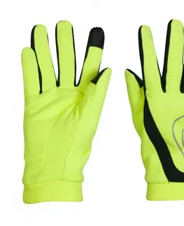 Zimné rukavice Bežecké rukavice Newline Thermal Gloves Visio neon - XS