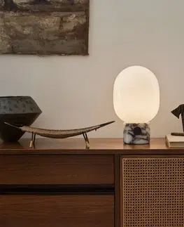 Stolové lampy Audo Copenhagen Audo JWDA stolová lampa, mramor calacatta-viola