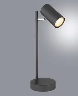 Moderné lampy do obývačky Stolná lampa Čierna 57910TB LB1