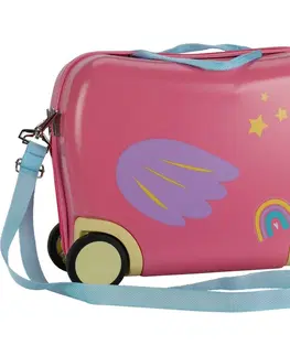 Batohy Proworld Detský cestovný kufor s popruhom Unicorn