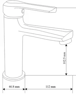 Sprchy a sprchové panely MEXEN/S - Saber DF62 Set umývadlové a vaňové batérie s príslušenstvom, biela 72103DF62-20