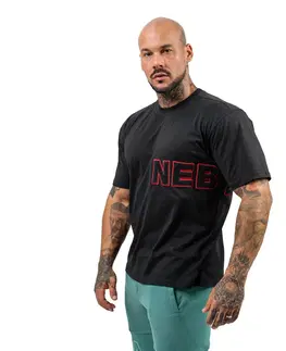 Pánske tričká Tričko s krátkym rukávom Nebbia Dedication 709 Black - L