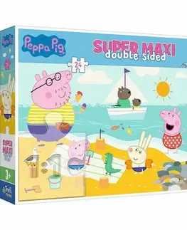 Hračky puzzle TREFL - Puzzle 24 SUPER MAXI -  Peppa Pig