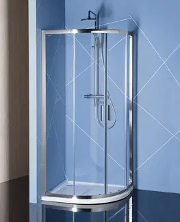 Sprchové dvere POLYSAN - EASY LINE štvrťkruhová sprchová zástena 1000x800, L/R, číre sklo EL2915