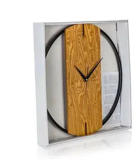 Hodiny Nástenné hodiny Wood deco, pr. 40 cm