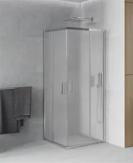 Sprchovacie kúty MEXEN - Rio sprchovací kút štvorec 90x90, mráz, chróm 860-090-090-01-30