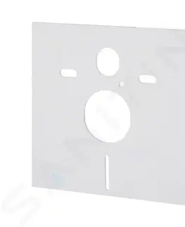 Kúpeľňa Kielle - Genesis Set predstenovej inštalácie, klozetu Arkas I, dosky softclose a tlačidla Gemini II, biela / chróm 30505SZ03